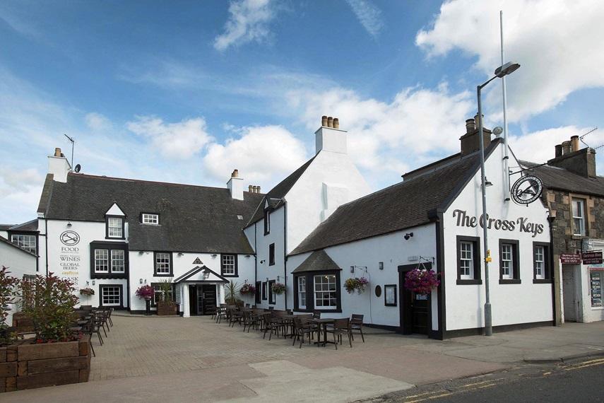 The Cross Keys Hotel พีเบิลส์ ภายนอก รูปภาพ